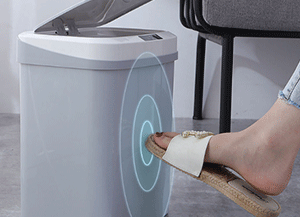 你家需要一个洁美智能感应垃圾桶：防水、静音！